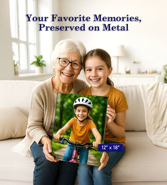 Turn Your Photo into a Stunning Glossy Metal Print