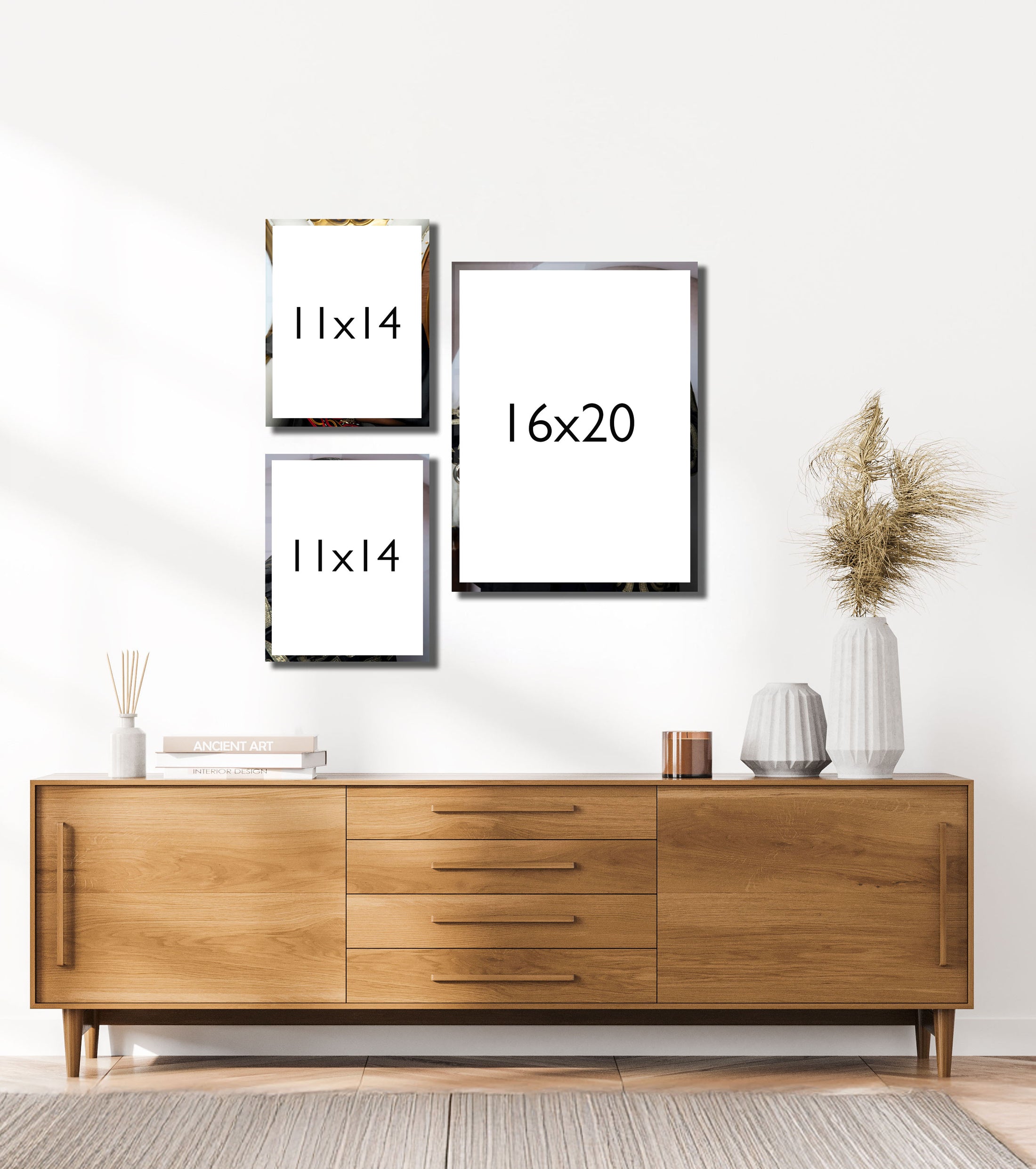 The Gallery Trio – A Modern 3-Piece Metal Print Set